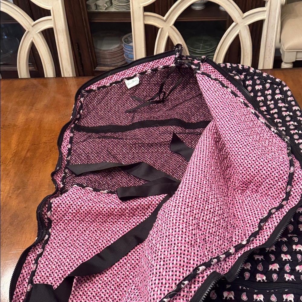 Like New Vera Bradley Elephant Print Garment Bag - Picture 6 of 6